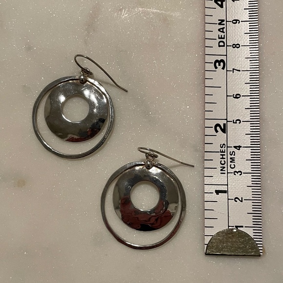 Silpada 925 Sterling Silver Circular Earrings - Picture 2 of 2